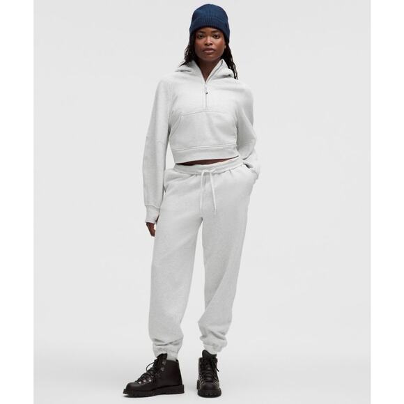 Lululemon | Women | Scuba Oversized Heather Gray Half Zip Cropped Hoodie | XS-S - Picture 13 of 13